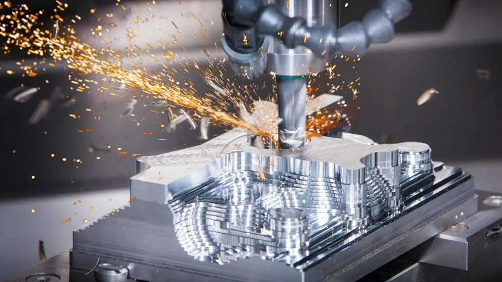 The process of machining
