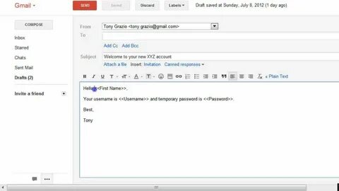 Temp gmail