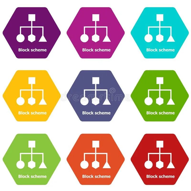 Block scheme. For block scheme. block scheme blocks. block scheme illustration.