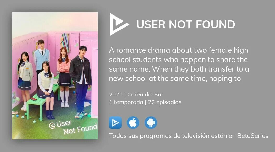 User is not found. User not found дорама. user not found drama.