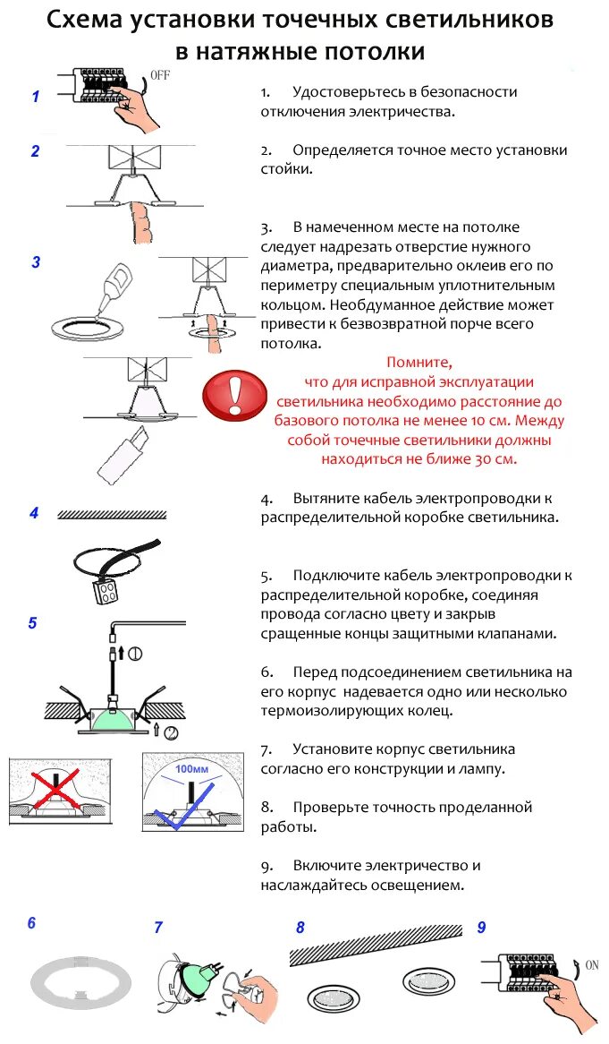 отверстие под точечный светильник gu5. монтаж точечных светильников в натяжной. крепление светильника на натяжной потолок. 853604e000 крепление плафона. крепление встраиваемых светильников в натяжной потолок.