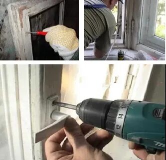 Как снять старые окна
