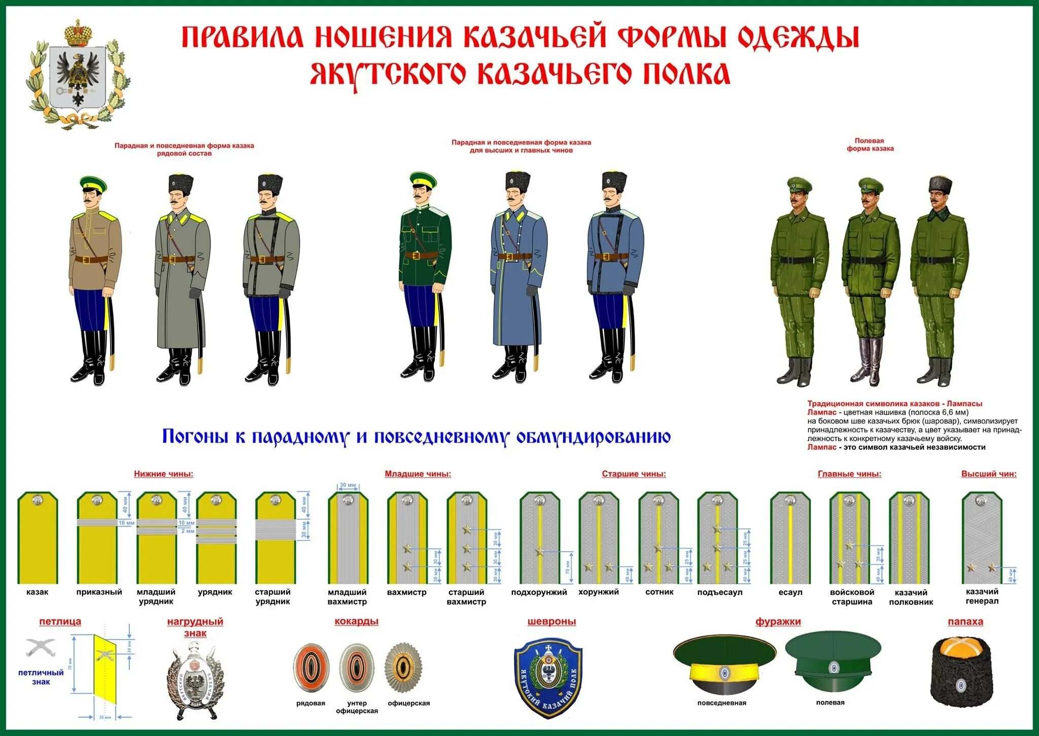 Знаки отличия на военной форме. Форма одежды Казаков Забайкальского казачьего войска. Знаки различия у Казаков России. Форма одежды казачьих войск России. Форма Сибирского казачьего войска реестр.