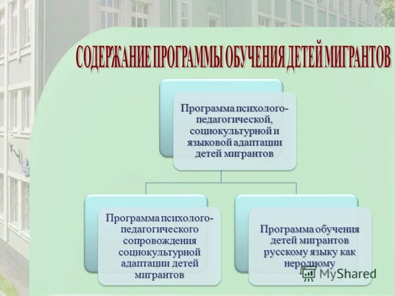 Психолого-педагогические программы. Адаптация детей мигрантов. Сопровождение детей мигрантов. Программы психолого педагогической диагностики