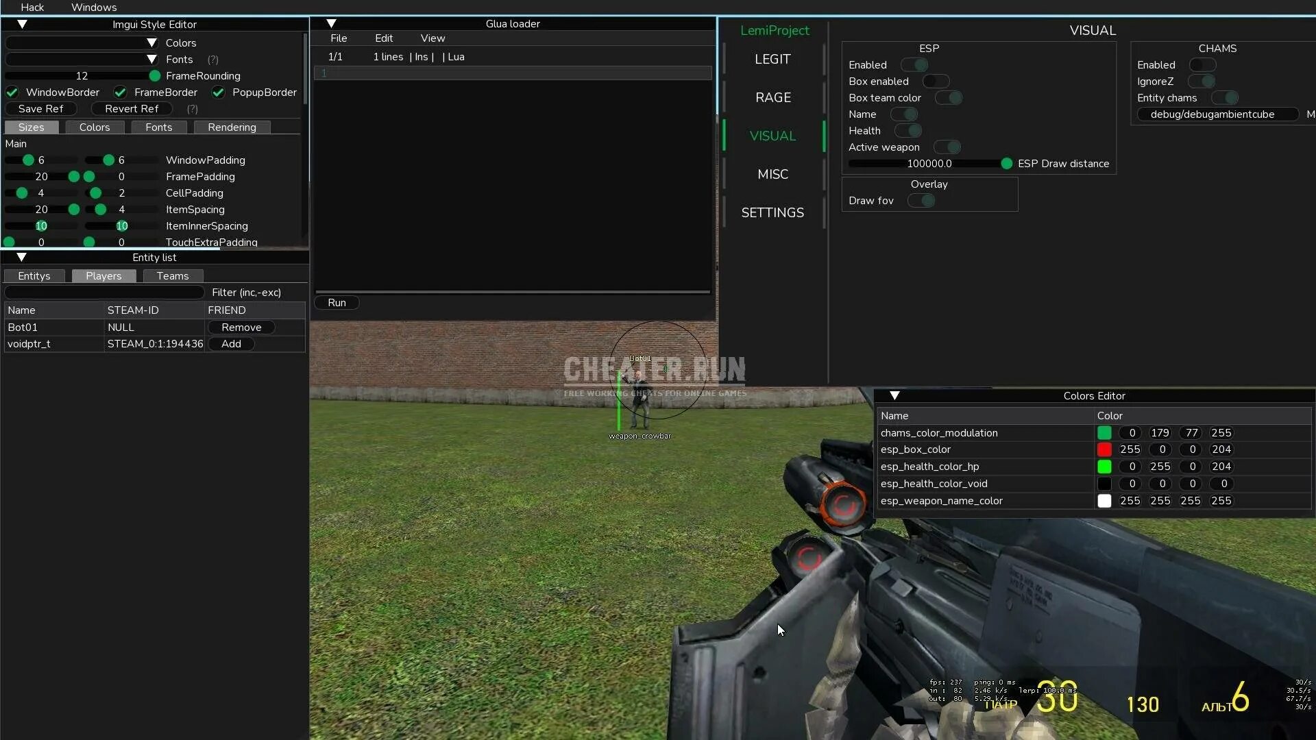 Garry hack. Lemigmod. читы на гаррис мод. bigpackets gmod. aoshax garry&#039;s mod.