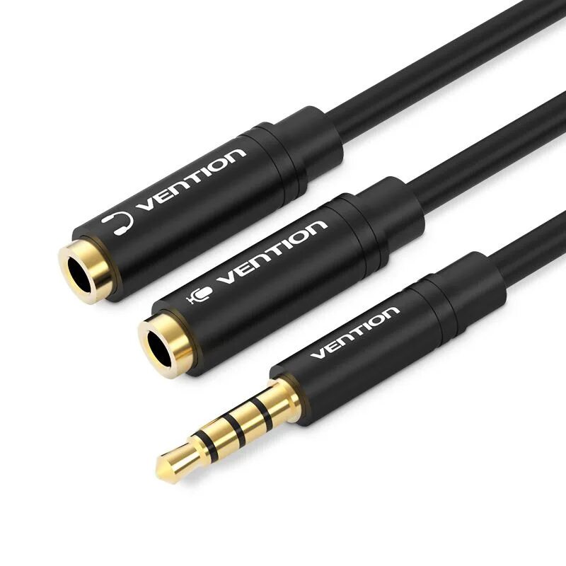 3. Раздвоитель 3. 5мм/jack 3. 5 для микрофона и наушников. 5 mm аудио сплиттер аудио адаптер.
