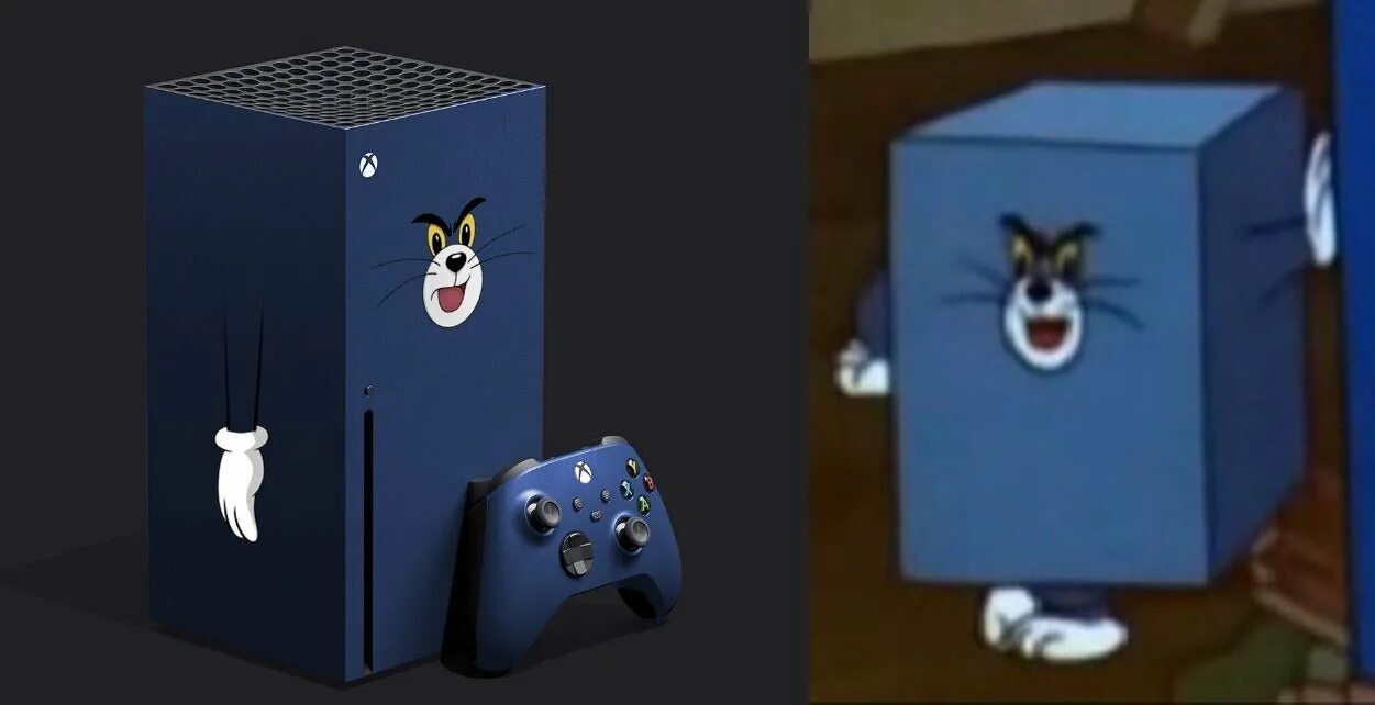 Том 10. Xbox series x том и джерри. кот том xbox. квадратный том. квадратный том мем.