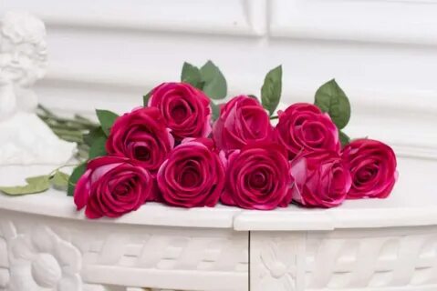 Цветы из силикона