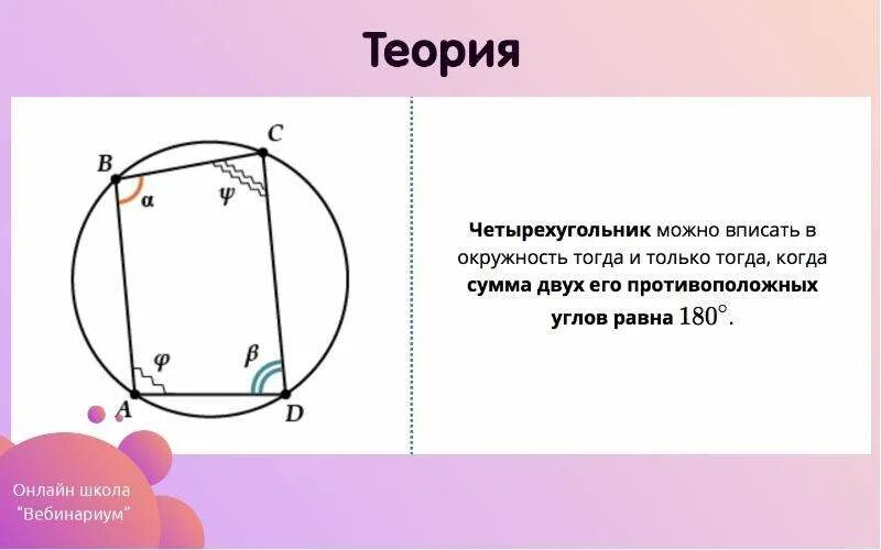 Сколько окружностей можно вписать в окружность. Четырёхугольник вписанный в окуржность. Четырёхугольника можно описать окружность.. Четырёхугольник ВПИ саный в окружность. Четырехугольник вписанный в окружность.