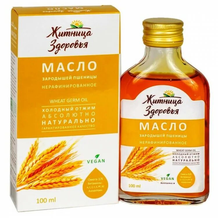Масло зародышей пшеницы для приема