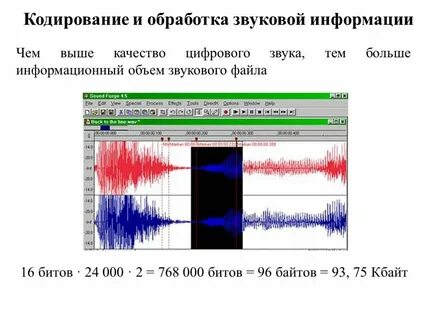 Кодирование звукового файла