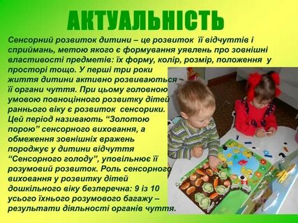 Сенсорно моторное развитие