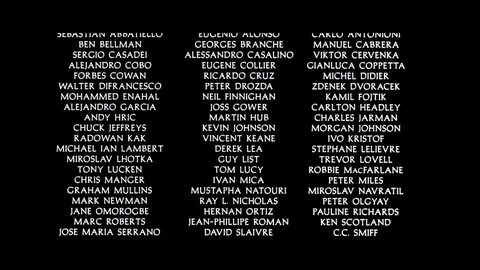 End credits