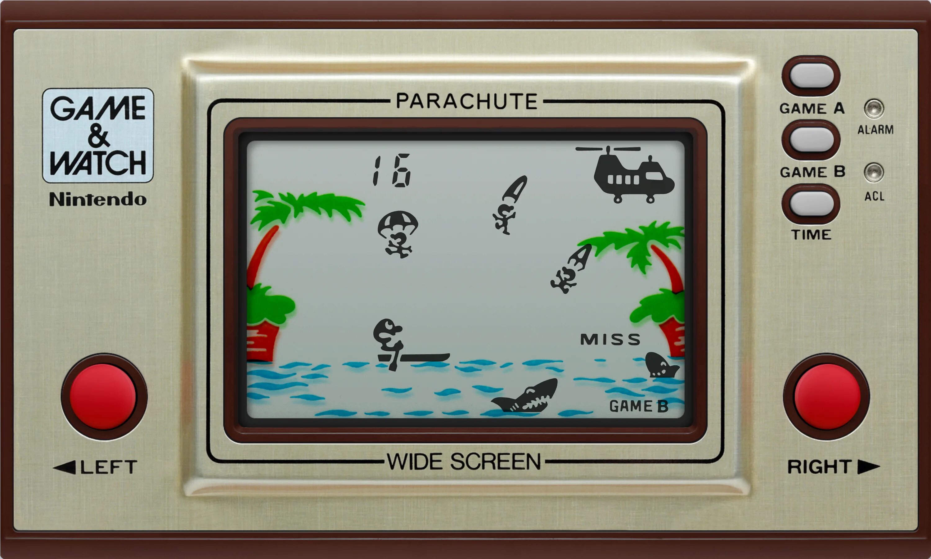 Watch a game it is. Nintendo game & watch. Game&watch Parachute. Game and watch. Игра электроника Нинтендо.