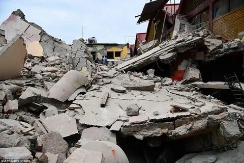The earthquake caused damage