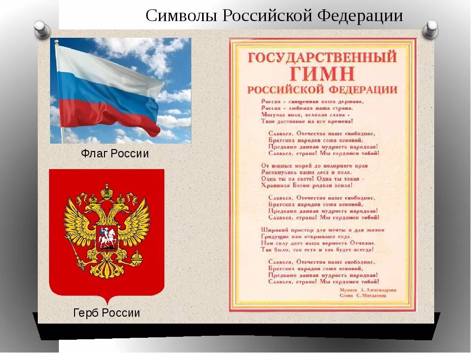 Какие есть государственные символы. Государственные символы РФ. Символы России. Символы государства России. Государственные символы РФ гимн.