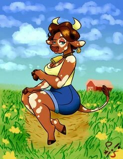 Фурри девушки коровы