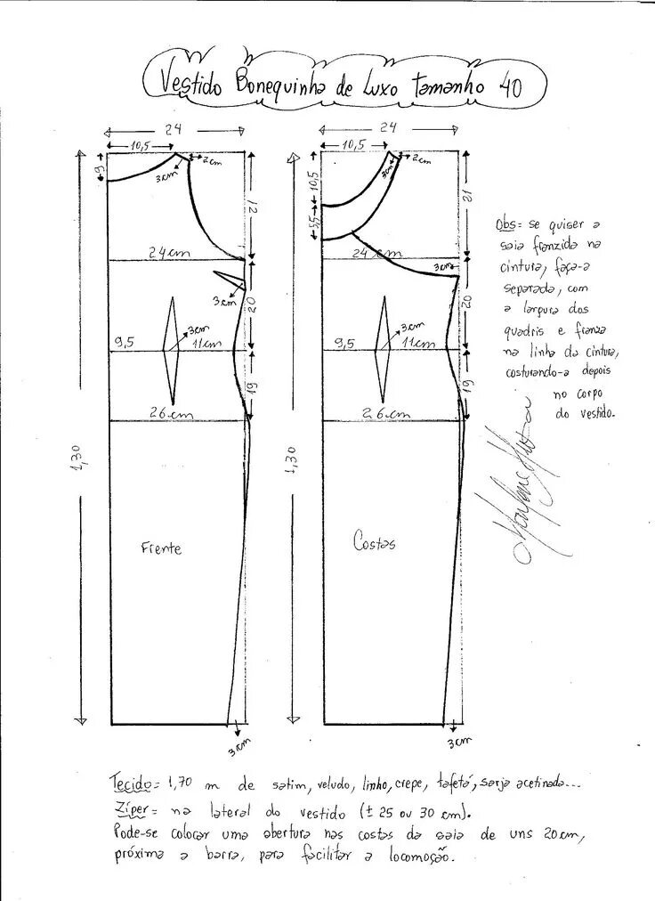 Patrones Para Hacer Un Body Para Dama Molde De Body, Molde Vestido Tubinho, Vest