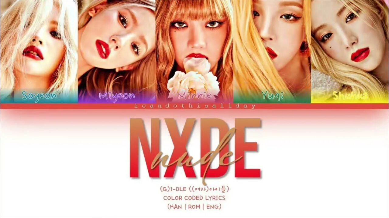 Джи айдл nxde текст. Nxde g idle обложка. g idle nxde альбом. g idle nxde обложка альбома. g idle nxde плакат.