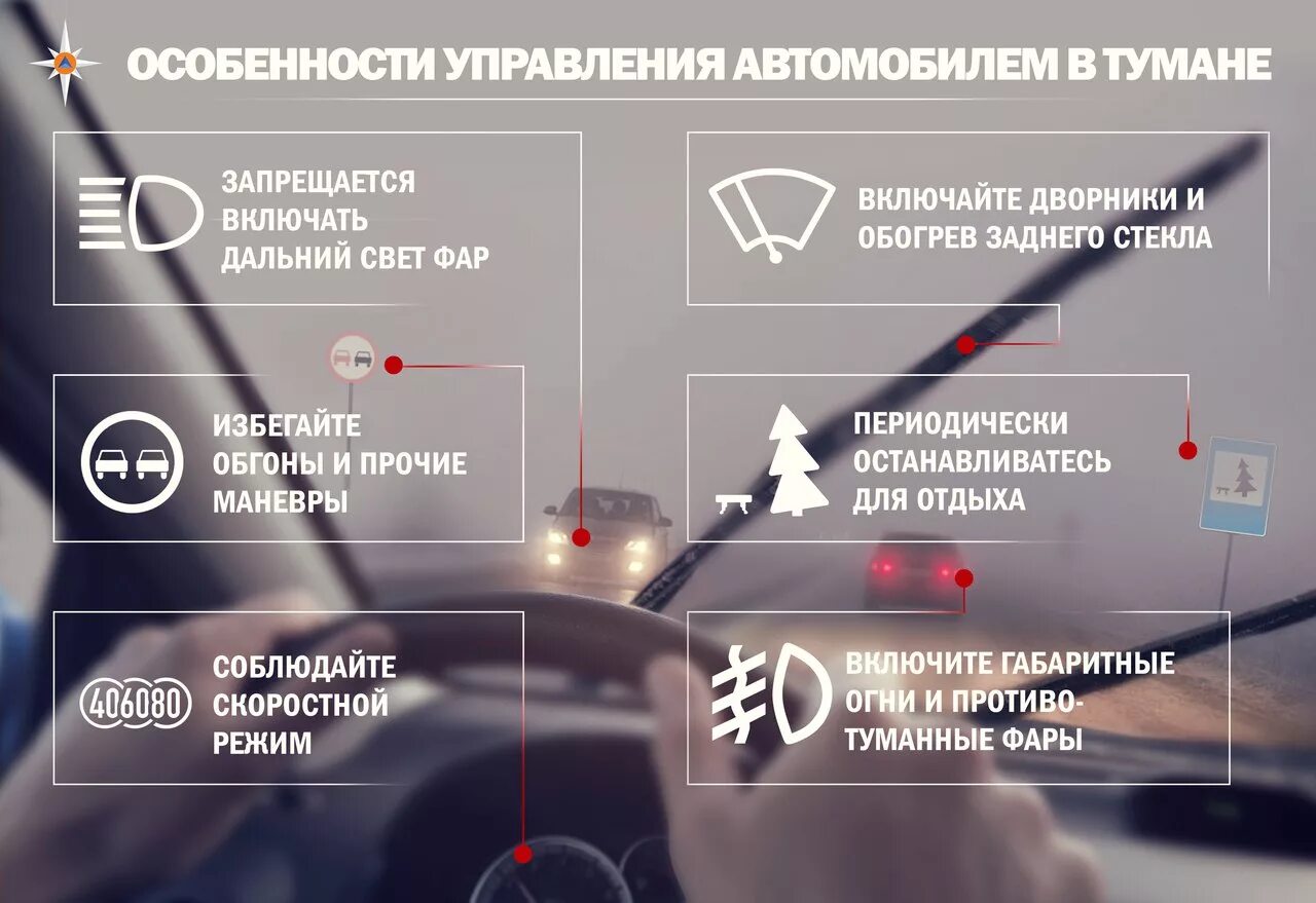 Правила безопасности в машине. Особенности управления автомобилем в тумане. Безопасность вождения автомобиля. Управление автомобилем в туман. Рекомендации для автомобилистов.