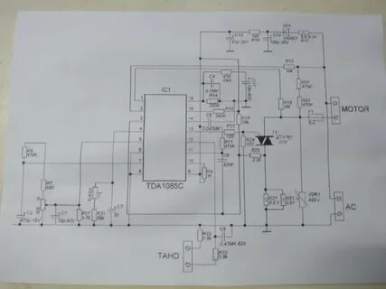 Схемы регуляторов оборотов коллекторных двигателей