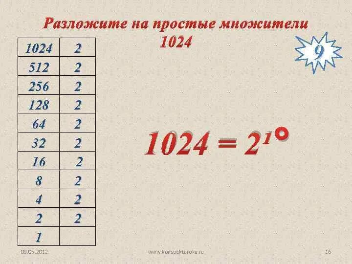 Цифра 1024. Разложить на простые множители число 512. Разложить на простые множители число 1024. Разложи на простые множители число 1024. Разложение на простые множители.