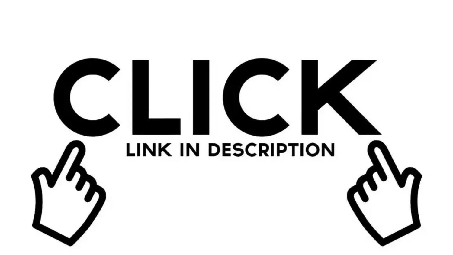 Click ссылки. Link in description. клик. click link below. логотип click.