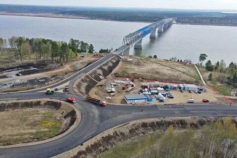Высокогорский мост через енисей