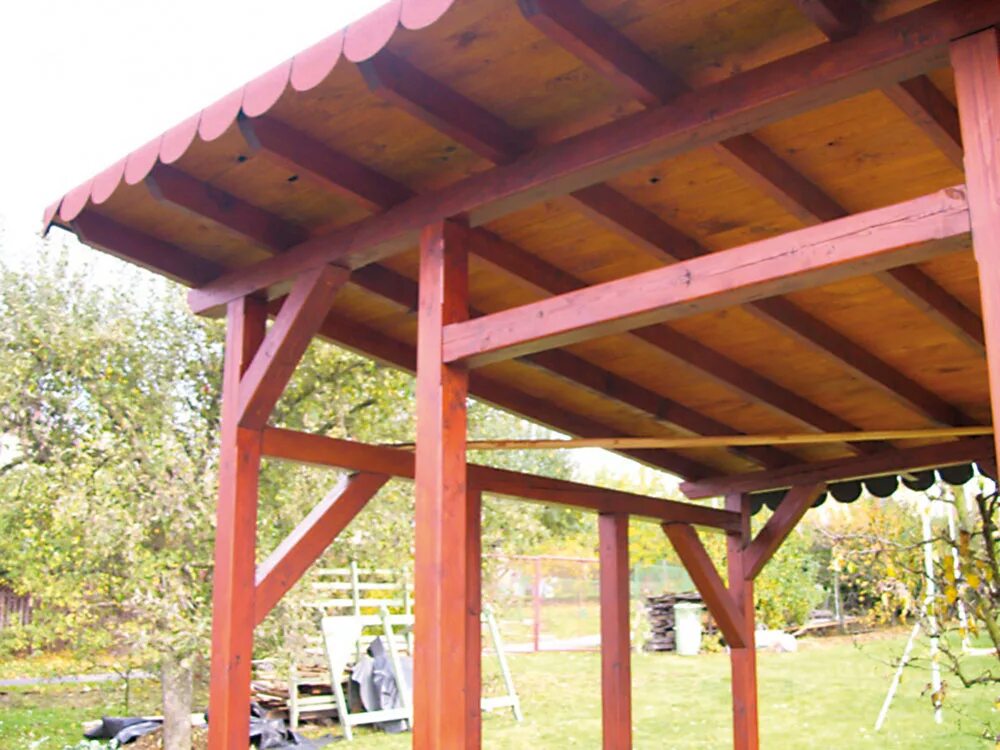 Wood shed I built! 12x8 - No floor as I'll use pallets and treated 4x4s. Roof us