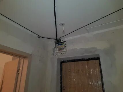 Замена проводки без штробления