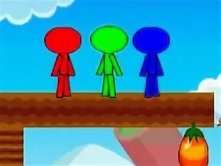 Игра с испытаниями человечками. Фруктовые человечки. Мультяшные фрукты. Танцующие овощи. 9.