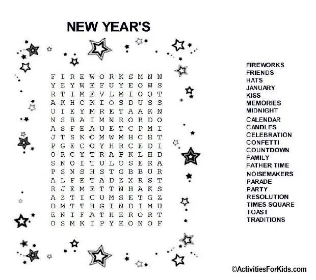 Найди слово новый год. New year Wordsearch for Kids. New year Word search. New year Word search for Kids. Christmas Wordsearch for Kids.