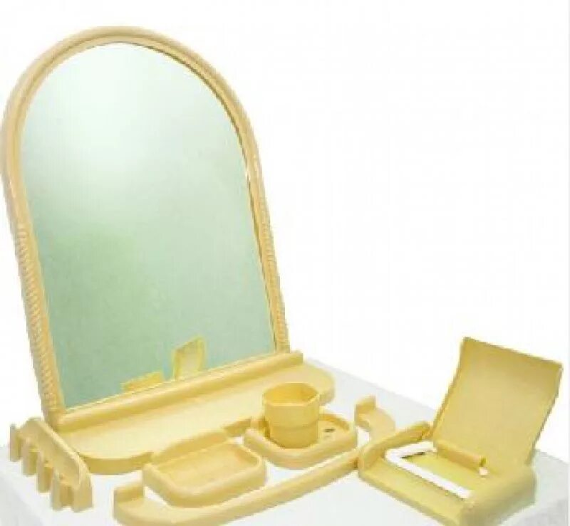 Набор ПМ Д/ванной комнаты 8пр с зеркалом Adria 2001-00. Зеркальный набор для ванной комнаты артикул РП-861. Набор для ванной с зеркалом