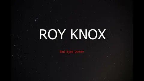 Blue eyed demon