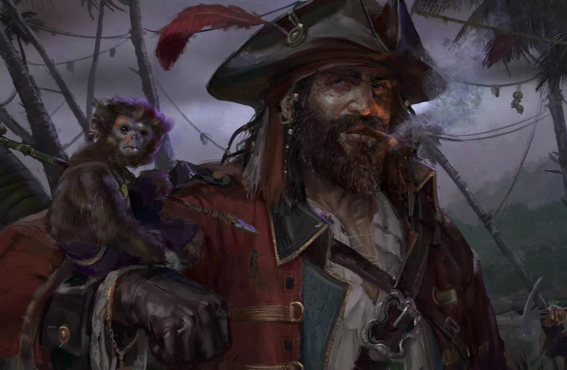 Ужасный пират. Джон Квелч пират. Даниэль Монбар пират арт. Капитан пиратов арт фэнтези. ДНД пират Капитан арт.
