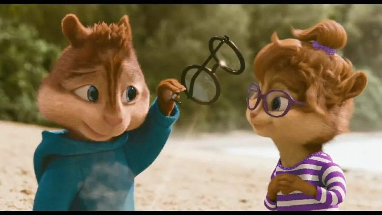 The chipmunks you spin me round like