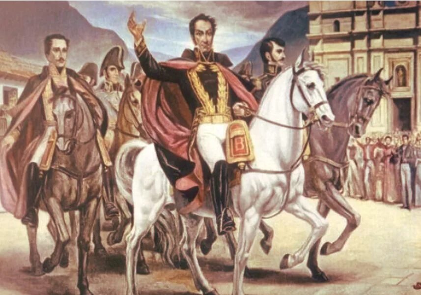 Латинская америка время. Симон Боливар 1810. Симон Боливар латинская Америка. Симон Боливар в сражении.