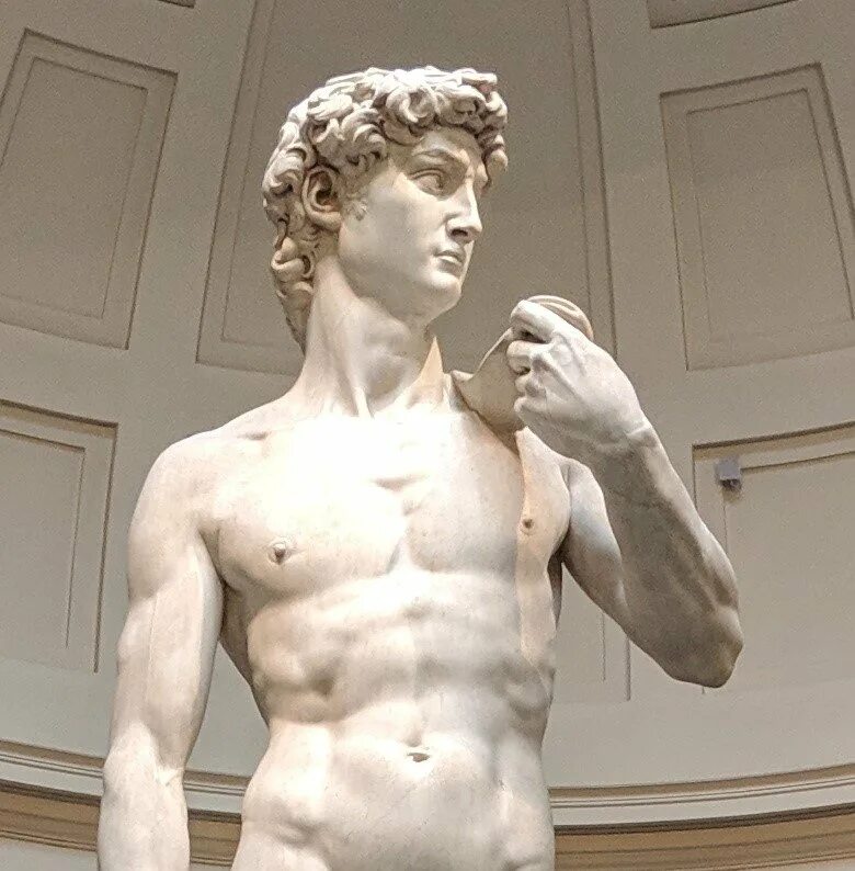 История статуй. Статуя Давида Микеланджело.