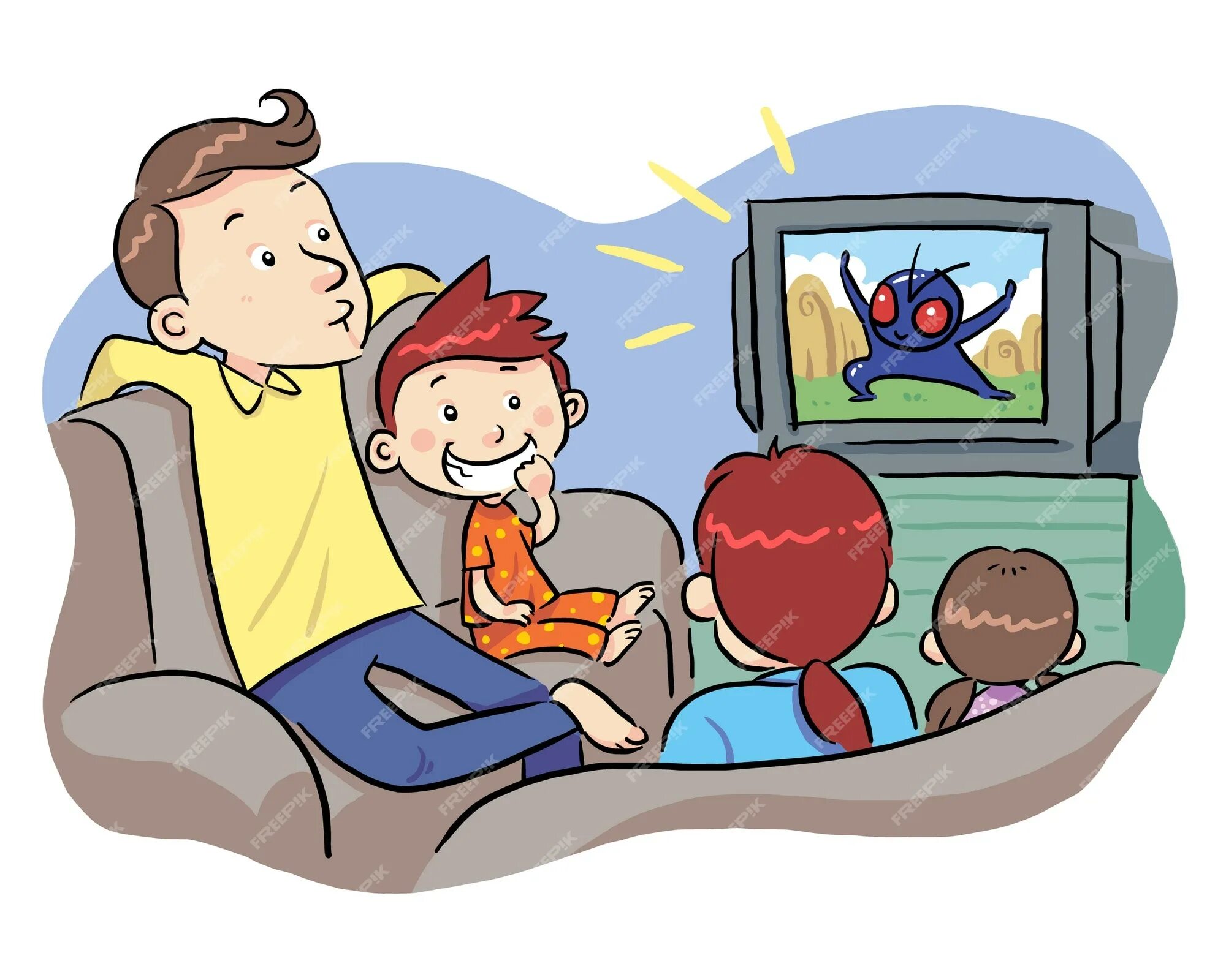 Телевизор мультяшный. Телевизор для детей cartoon. Телевизор для детей векторное изображение. Родители дети телевизор.