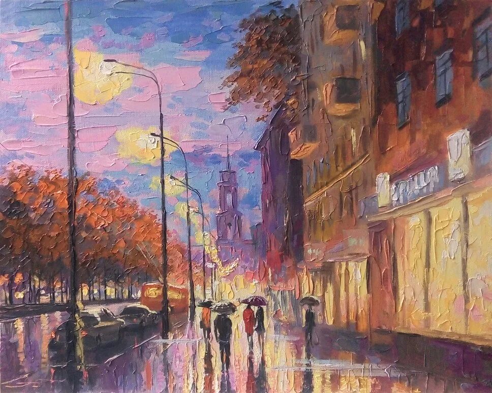 Художники картины города
