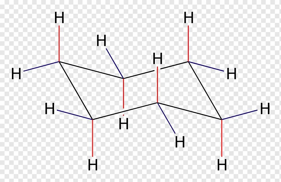 Конформация молекулы. Циклогексан строение молекулы. Циклогексан конформации ванна и кресло. Циклогексан строение. Конформация кресло циклогексана.