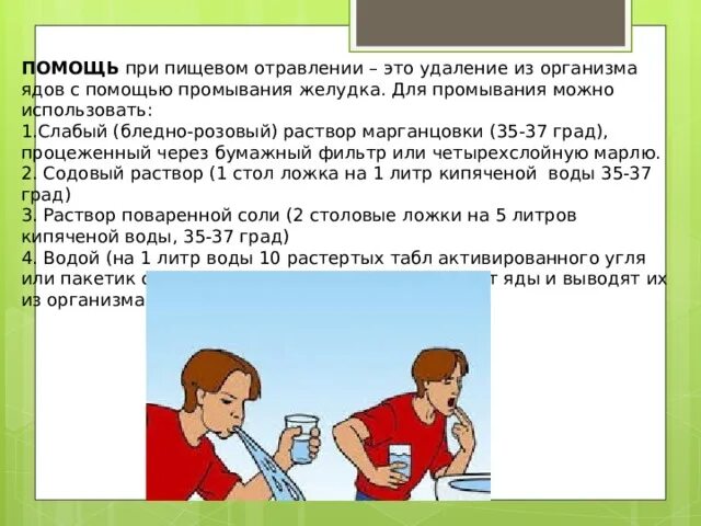 Алгоритм оказания 1 помощи при пищевом отравлении. Первая помощь при отравлении ядовитым веществом через ЖКТ. Оказание первой помощи при отравлении ядами. ПМП при пищевом отравлении.