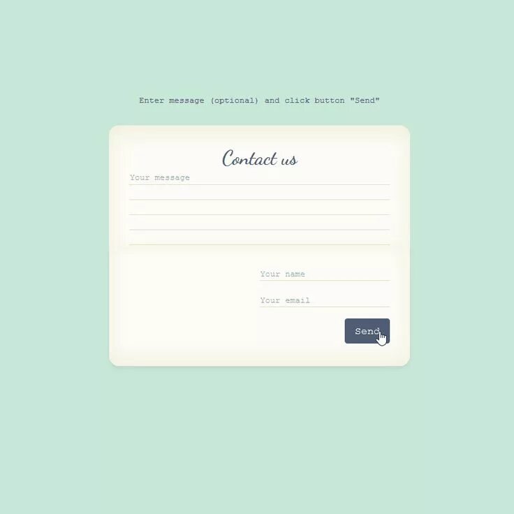 Message options. Contact form. Контакты CSS. Contact us form Design. Pre-contact form example.