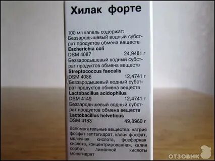 Хилак форте состав
