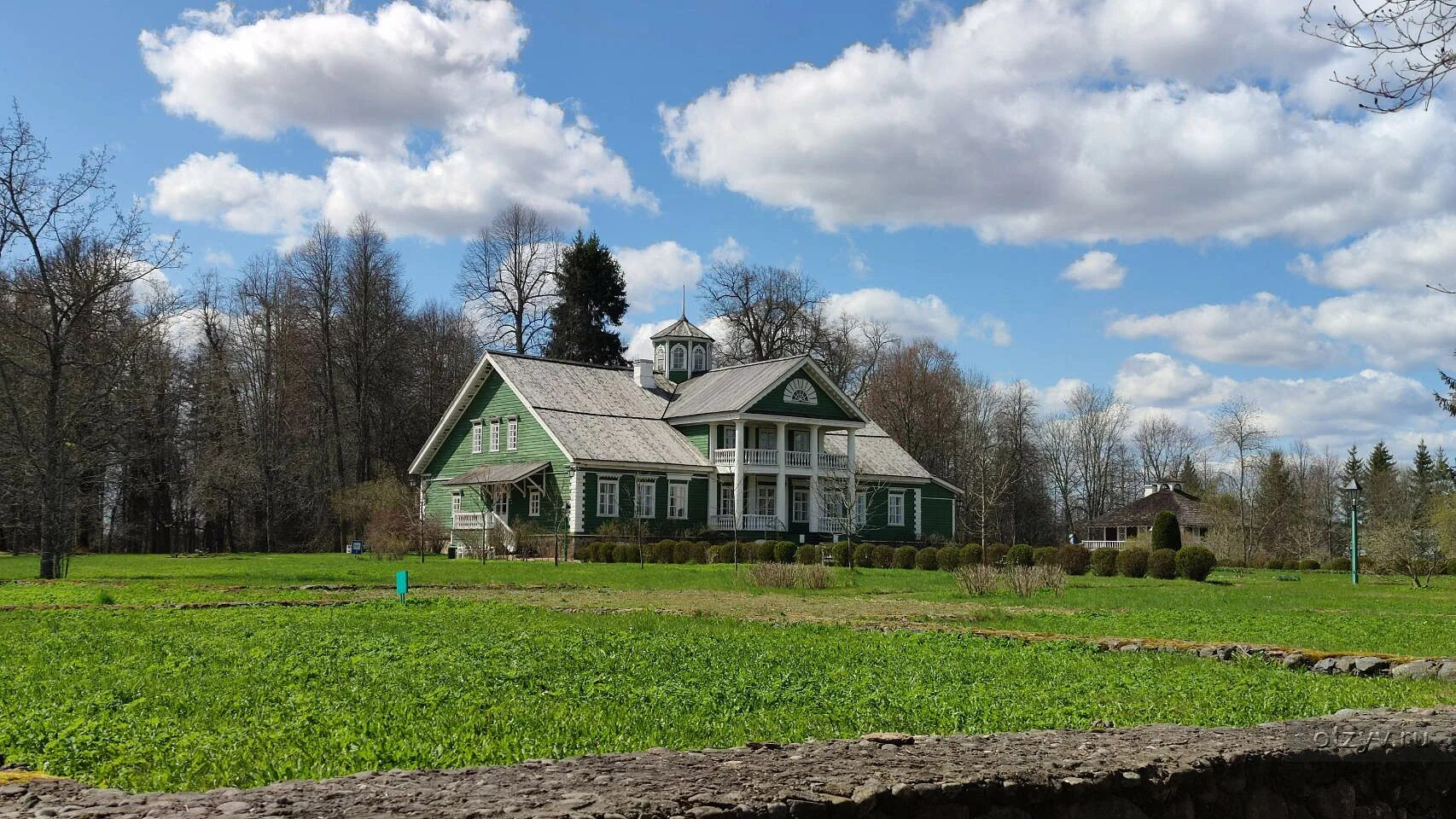 View of the House P. a. Hannibal. Petrovskoye, Pushkin Mountains, Pskov Region, 