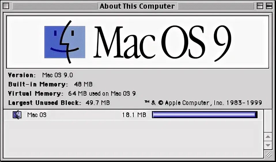 Mac os 9. Mac os 9
