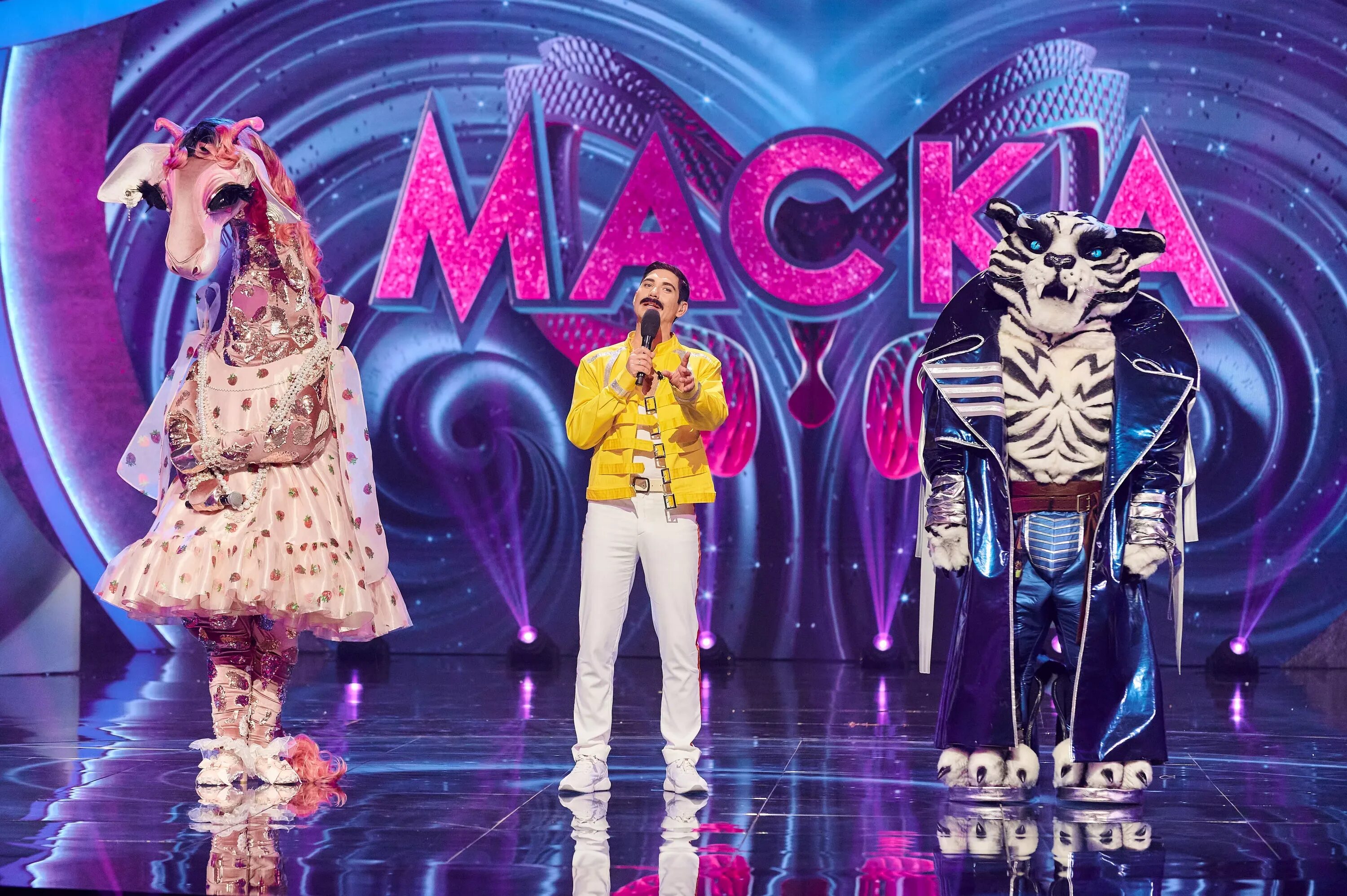 Шоу маска 18 февраля 2025. Шоу маска костюмы. костюмы из шоу маска. шоу маска жираф.