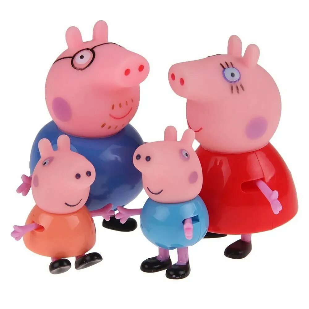 Свинка Пеппа. Семья свинки Пеппы. Игрушки Свинка Peppa semya. Семья свинок.