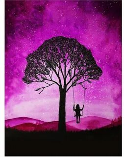 Silhouette pastel