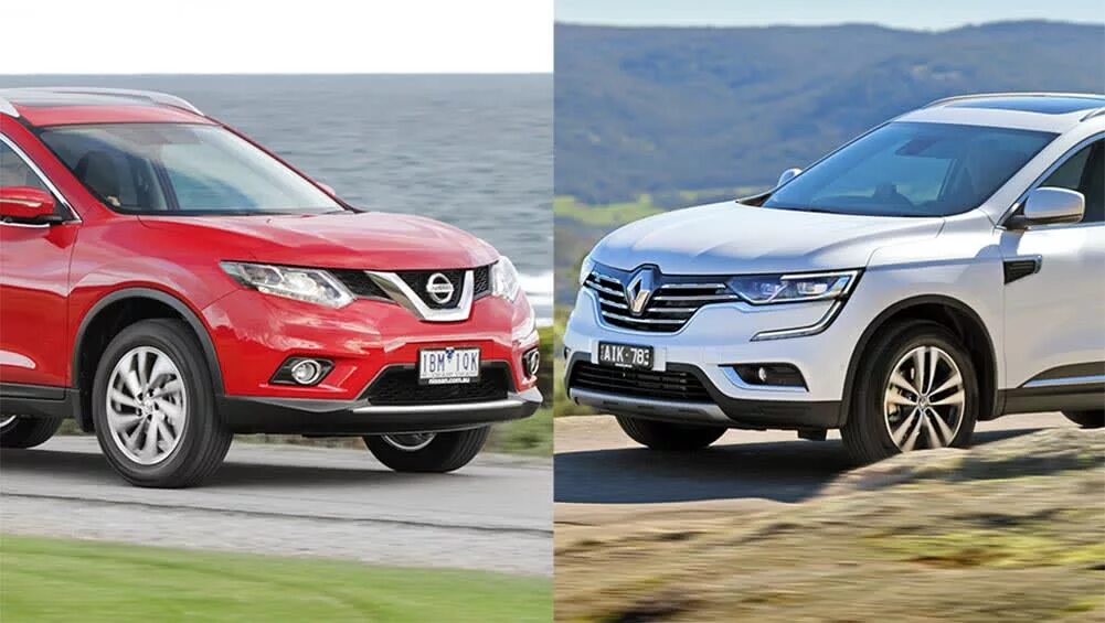 Nissan x Trail vs Renault KOLEOS. Renault KOLEOS Nissan x-Trail. Рено Колеос 2022 и Ниссан х-Трейл 2022. Рено Колеос и Ниссан х-Трейл. X trail сравнение